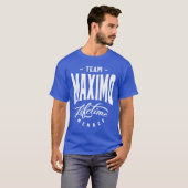 Maximo persoonlijke naam Birthday Gift T-shirt (Voorkant volledig)