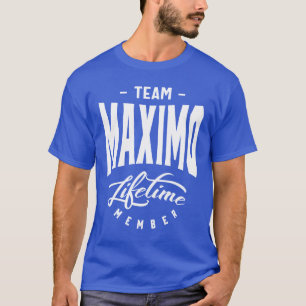 Maximo persoonlijke naam Birthday Gift T-shirt