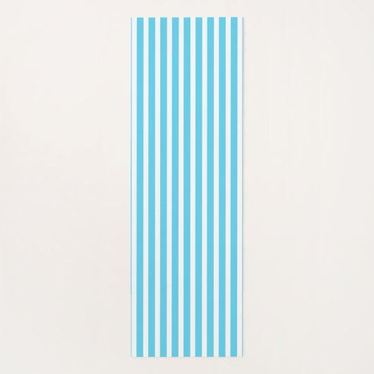 Maximum Blue Vertical Stripped Yoga Mat (Achterkant)