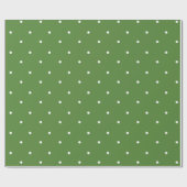 Maximum Green Polka Stippen Inpakpapier (Vlak)