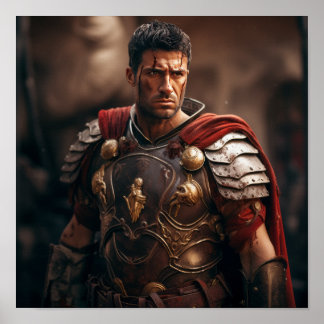 Maximus als Retiarius Gladiator Poster - Roman Gen