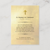 Maximus de Belijder Orthodoxe Gebed Kaart Plaatskaartje (Achterkant)