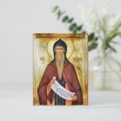 Maximus de Belijder Orthodoxe Icoon Briefkaart (Staand voorkant)