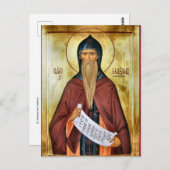 Maximus de Belijder Orthodoxe Icoon Briefkaart (Voorkant / Achterkant)