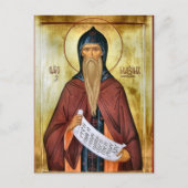 Maximus de Belijder Orthodoxe Icoon Briefkaart (Voorkant)
