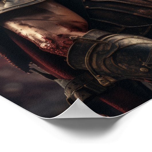 Maximus Gladiator - Inspirerend Romeins Algemeen P Poster (Hoek)