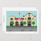 Maxine Beauty School - Vancouver BC Feestdagenkaart (Voorkant / Achterkant)