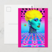 Maxine Headroom Briefkaart (Voorkant / Achterkant)