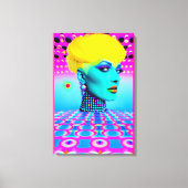 Maxine Headroom Canvas Afdruk (Voorkant)