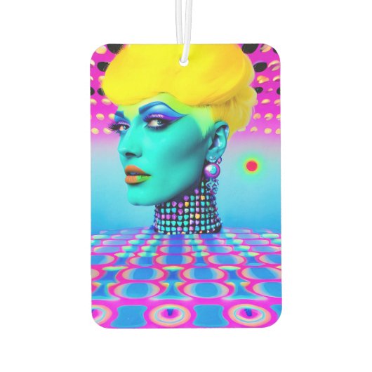 Maxine Headroom Luchtverfrisser (Achterkant)