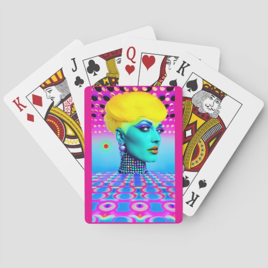 Maxine Headroom Pokerkaarten (Achterkant)