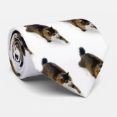 Maxine in de sneeuw stropdas (Opgerold)