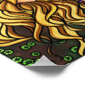 "Maxine" Mermaid Beta Fish Fantasy Fairy Art Poster (Hoek)