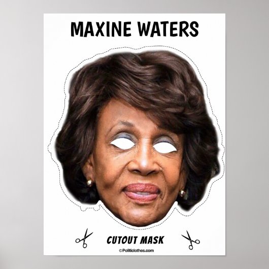 MAXINE WATEREN Halloween Masker Poster (Voorkant)