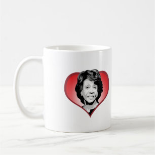 Maxine Waters Heart - Koffiemok