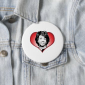 Maxine Waters Heart - Ronde Button 4,0 Cm (In situ)