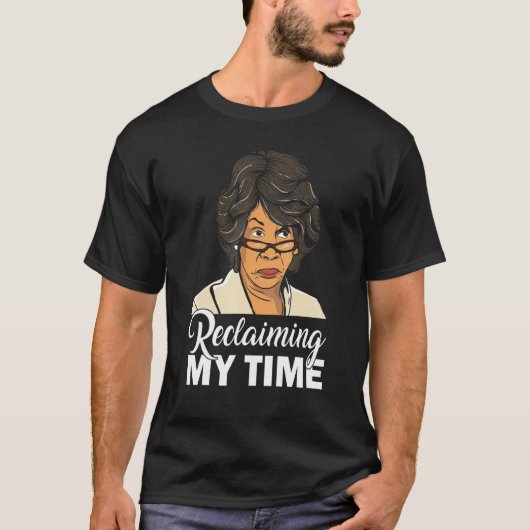 Maxine Waters heroveren mijn zwarte geschiedenis T-shirt (Voorkant)