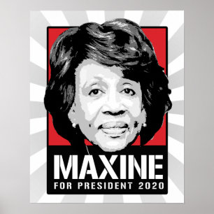 Maxine Waters voor President 2020 - Poster