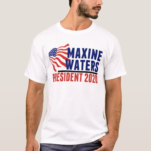 Maxine Waters voor President 2020 T-shirt (Voorkant)