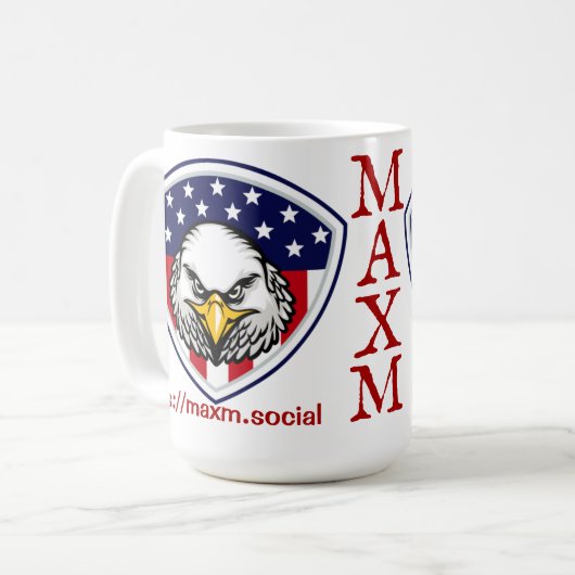 MaxM Coffee Mok (Voorkant links)