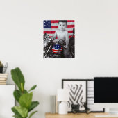 maxonbikewithvlag poster (Thuiskantoor)