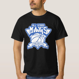 Max's All Stars Logo T-Shirt (zwart)
