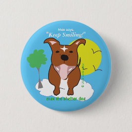 Max's Blijf lachen 2 1/4" Button