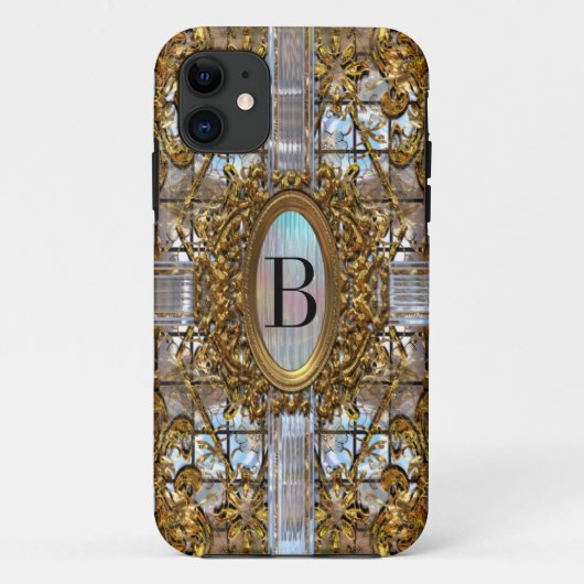 Maxter Elegant Monogram Case-Mate iPhone Case (Achterkant)
