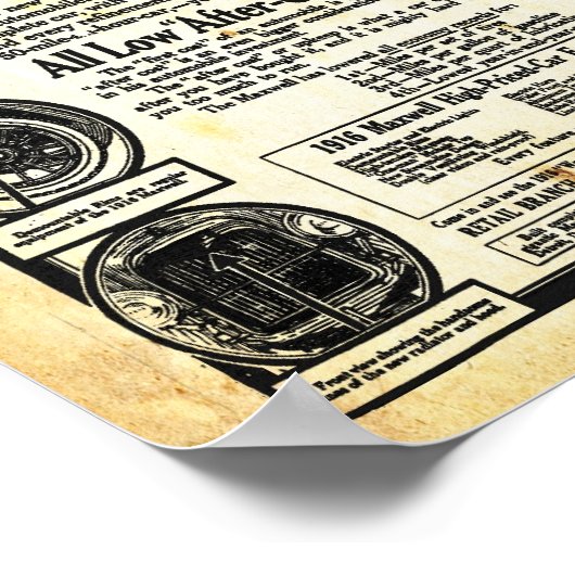 Maxwell Automobile Wonder Car Print (Hoek)