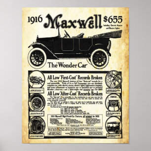Maxwell Automobile Wonder Car Print