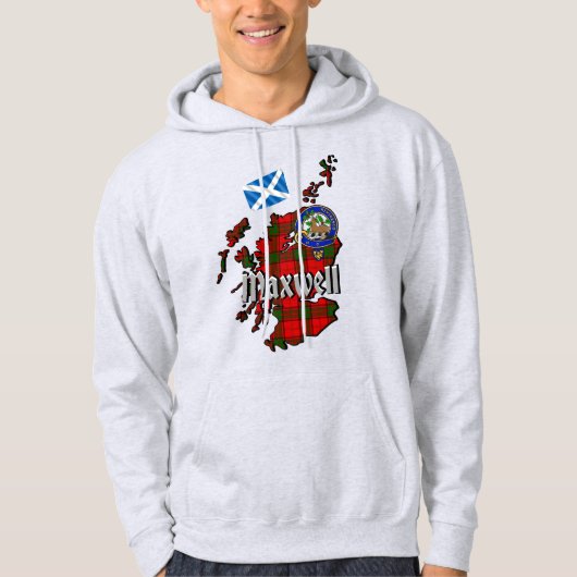 Maxwell Clan Badge Adult Hoodie (Voorkant)
