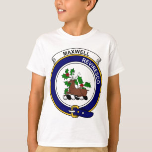 Maxwell Clan Badge T-shirt