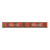 Maxwell clan Pset Scottish tartan Grosgrain Lint (Voorkant)