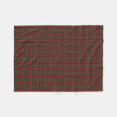 Maxwell Clan Rood en Bruin Jacht Tartan Fleece Deken (Voorkant (Horizontaal))