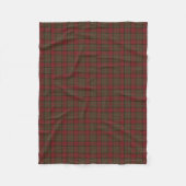 Maxwell Clan Rood en Bruin Jacht Tartan Fleece Deken (Voorkant)
