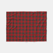 Maxwell Clan Tartan Red Plaid Fleece Deken (Voorkant (Horizontaal))