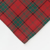 Maxwell Clan Tartan Red Plaid Fleece Deken (Hoek)
