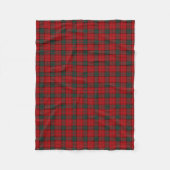 Maxwell Clan Tartan Red Plaid Fleece Deken (Voorkant)