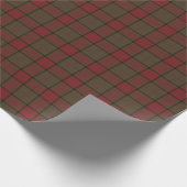 Maxwell Clan Verweerde Jacht Tartan Cadeaupapier (Hoek)