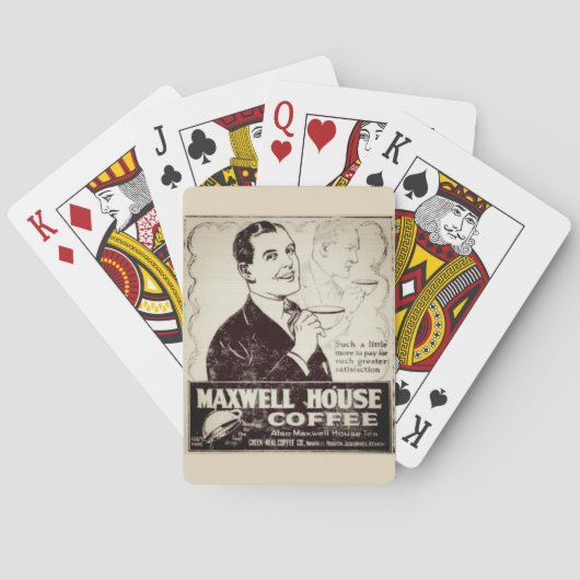  Maxwell House Coffee en speelkaarten (Achterkant)