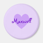 Maxwell in Paars Magneet (Voorkant)