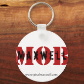 Maxwell MOB White Sleutelhanger (Voorkant)