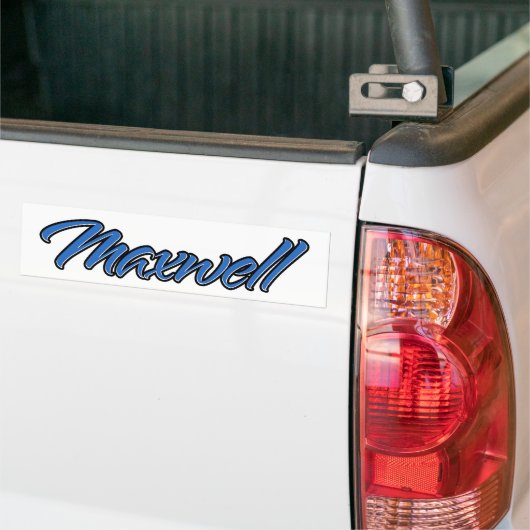 Maxwell Name blue Aufkleber Sticker Autoaufkleber (Op Truck)