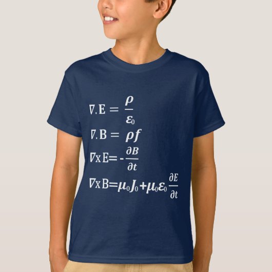 maxwell physics vergelijking t-shirt (Voorkant)
