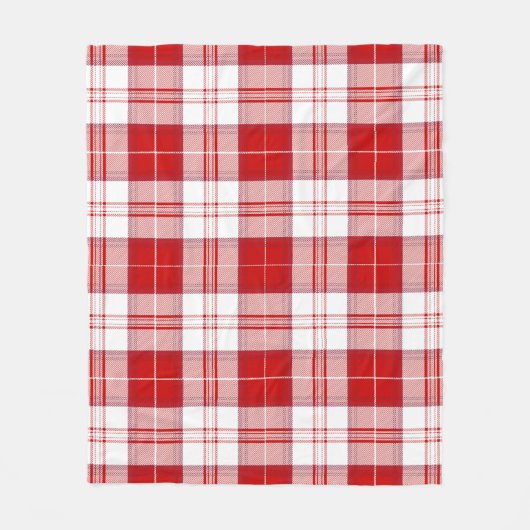 Maxwell Plaid Plaid Fleece Deken (Voorkant)