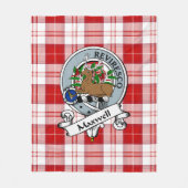 Maxwell Pset Clan Badge Tartan Pset Fleece Deken (Voorkant)