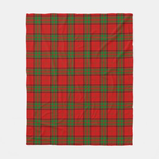 Maxwell Red Plaid Fleece Deken (Voorkant)