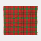 Maxwell Red Plaid Fleece Deken (Voorkant (Horizontaal))