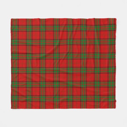Maxwell Red Plaid Fleece Deken (Voorkant (Horizontaal))
