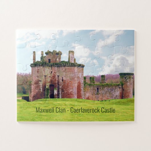 Maxwell Scottish Clan's Caerlaverock Castle Puzzle Legpuzzel (Horizontaal)